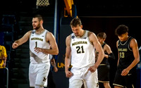 Hunter Dickinson (1) and Franz Wagner (21)