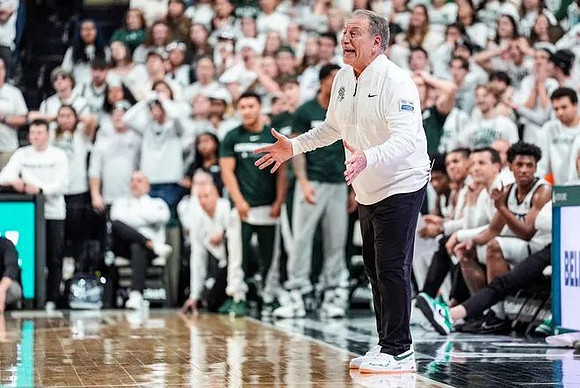Michigan State Head Coach Tom Izzo