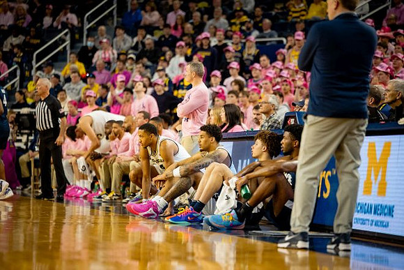 Michigan Team and Penn State Head Coach Mike Rhoades