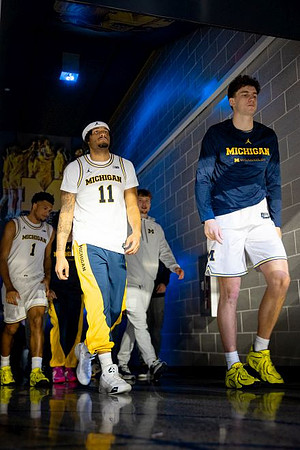 Trey McKenney (1), Roddy Gayle Jr. (11), and Will Tschetter (42)