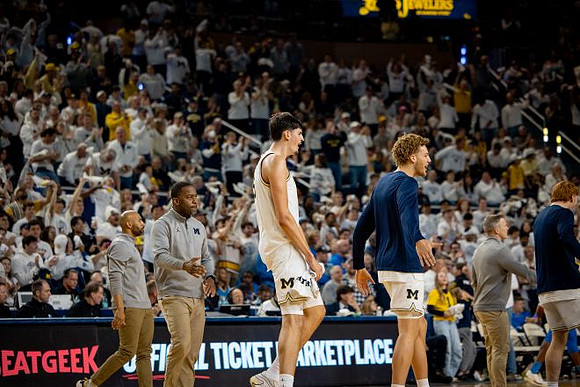 Aday Mara (15), Malick Kordel (32), Dusty May, and Oscar Goodman (5)