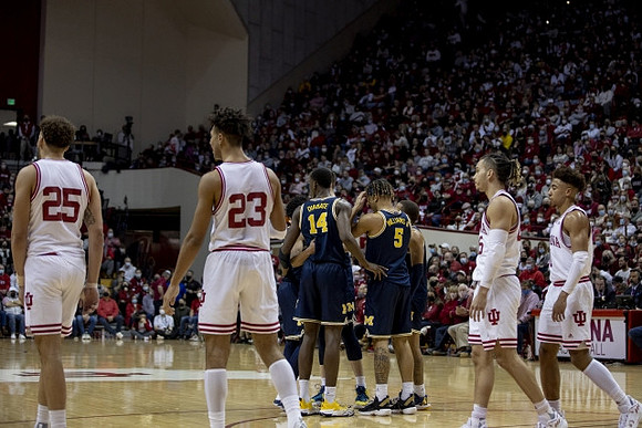 Moussa Diabate (14) and Terrance Williams II (5)