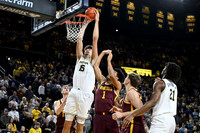 Aday Mara (15) and Morez Johnson Jr. (21)