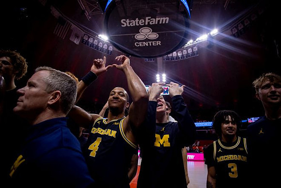 Dusty May and Michigan Team