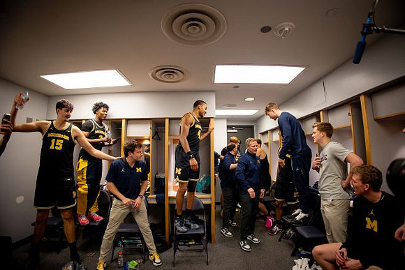 Dusty May and Michigan Team