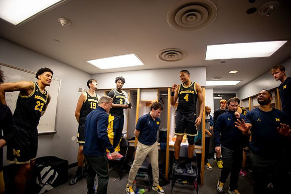 Dusty May and Michigan Team