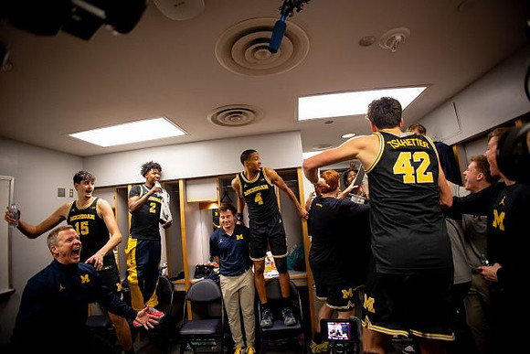 Dusty May and Michigan Team
