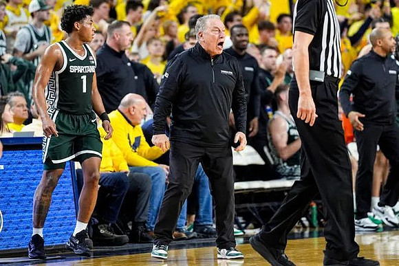 Michigan State Head Coach Tom Izzo