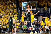 Will Tschetter (42), Yaxel Lendeborg (23), Morez Johnson Jr. (21), Trey McKenney (1), and Nimari Burnett (4)