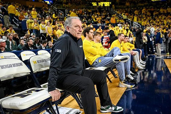 Michigan State Head Coach Tom Izzo