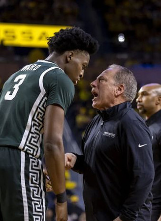 Michigan State Head Coach Tom Izzo