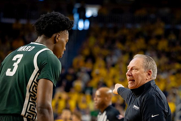 Michigan State Head Coach Tom Izzo
