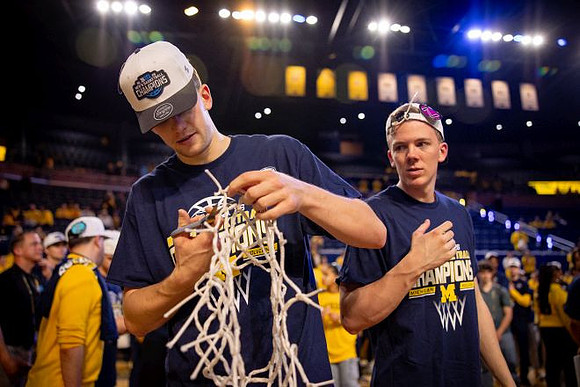 Will Tschetter (42) and Charlie May (12)