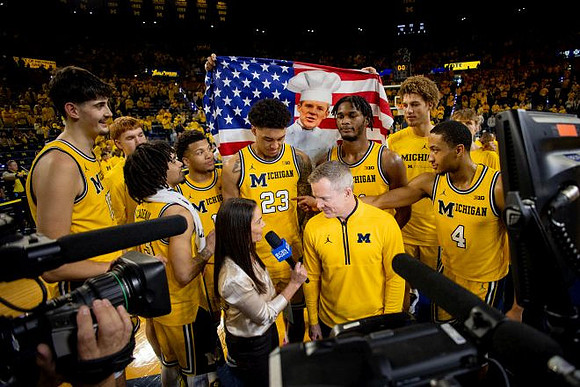 Dusty May and Michigan Team