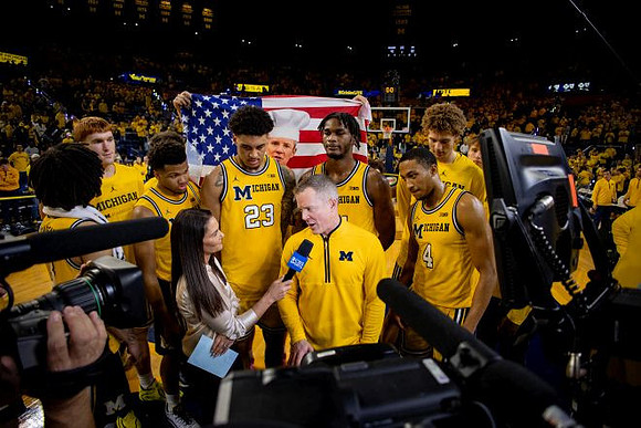 Dusty May and Michigan Team