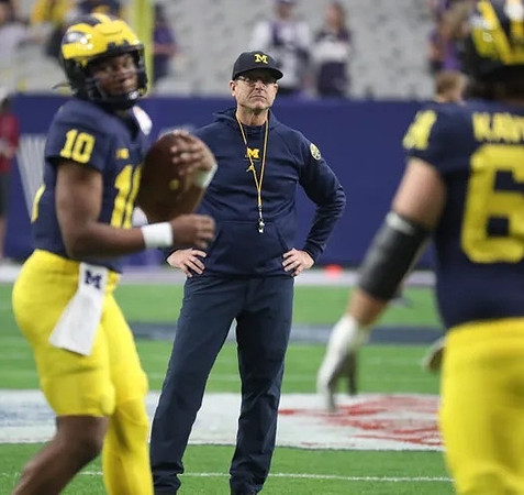 Jim Harbaugh and Michigan Team