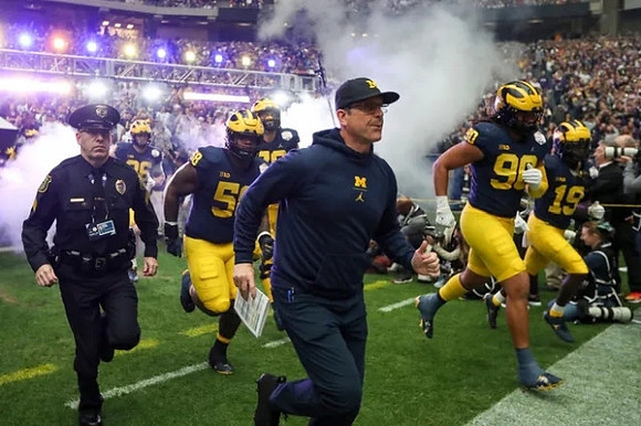 Jim Harbaugh and Michigan Team