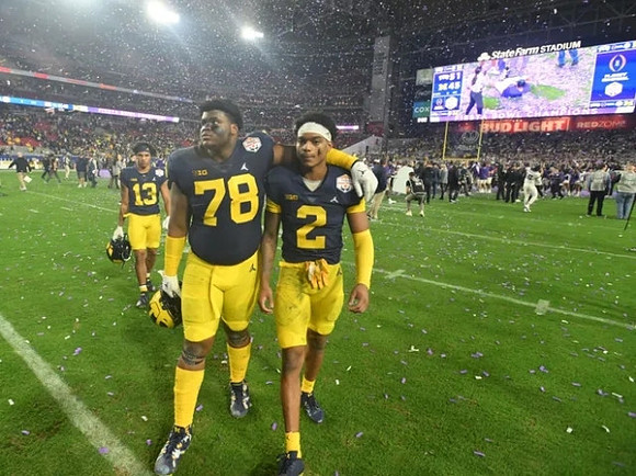 Tyler Morris (13), Kenneth Grant (78), and Will Johnson (2)