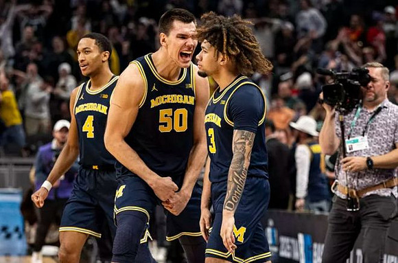 Nimari Burnett (4), Vladislav Goldin (50), and Tre Donaldson (3)