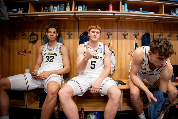 Malick Kordel (32), Oscar Goodman (5), and Will Tschetter (42)