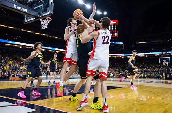 Howard Eisley Jr. (7), Will Tschetter (42), and Malick Kordel (32)