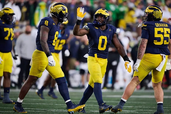 Kenneth Grant (78), Rod Moore (9), Aamir Hall (12), Josaiah Stewart (0), and Mason Graham (55)