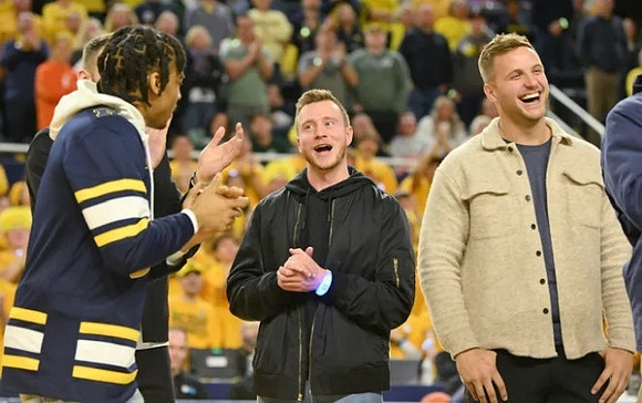 Trey Burke, Spike Albrecht, and Max Biefeldt