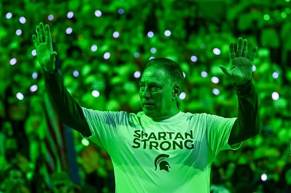 Michigan State Head Coach Tom Izzo
