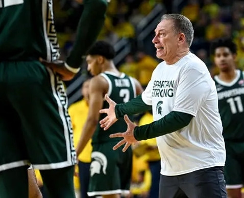 Michigan State Head Coach Tom Izzo