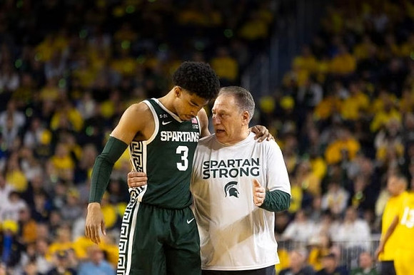 Michigan State Head Coach Tom Izzo