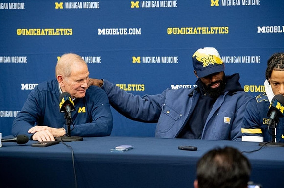 John Beilein, Tim Hardaway Jr., and Trey Burke