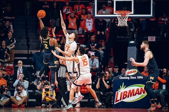 Kobe Bufkin (2) and Hunter Dickinson (1)
