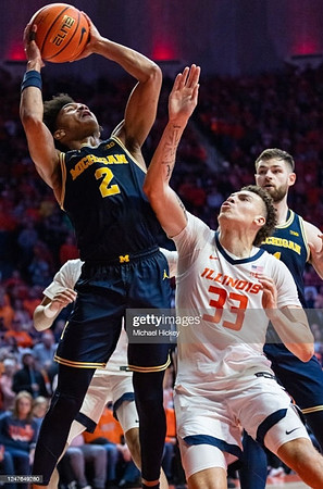 Kobe Bufkin (2) and Hunter Dickinson (1)