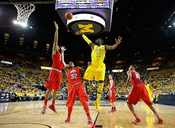 Tim Hardaway Jr. (10) and Trey Burke (3)