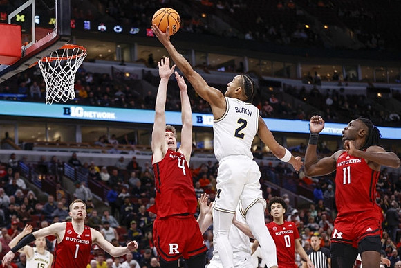 Joey Baker (15) and Kobe Bufkin (2)
