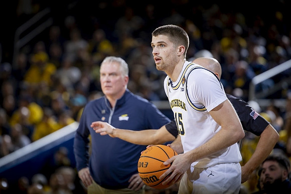 Toledo Head Coach Tod Kowalczyk and Joey Baker (15)