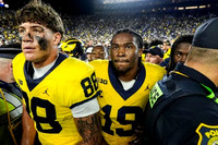 Deakon Tonielli (88) and Bryce Underwood (19)