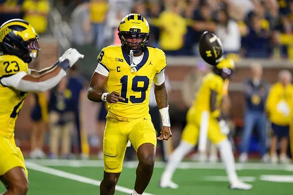 Jordan Marshall (23) and Bryce Underwood (19)