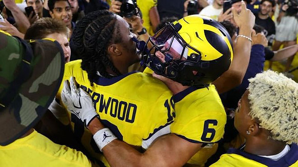 Bryce Underwood (19) and JJ Buchanan (6)