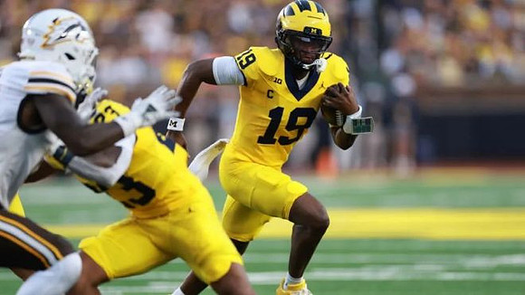 Jordan Marshall (23) and Bryce Underwood (19)