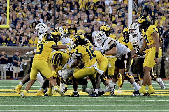 Chase Taylor (4), Troy Bowles (18), John Henry Daley (90), Dom Nichols (8), and Chase Taylor (4)