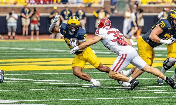 Jordan Marshall (23) and Brady Norton (70)