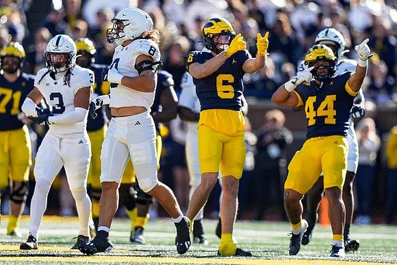 Evan Link (71), JJ Buchanan (6), and Eli Owens (44)