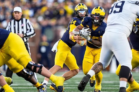 Tommy Carr (14) and Jordan Marshall (23)
