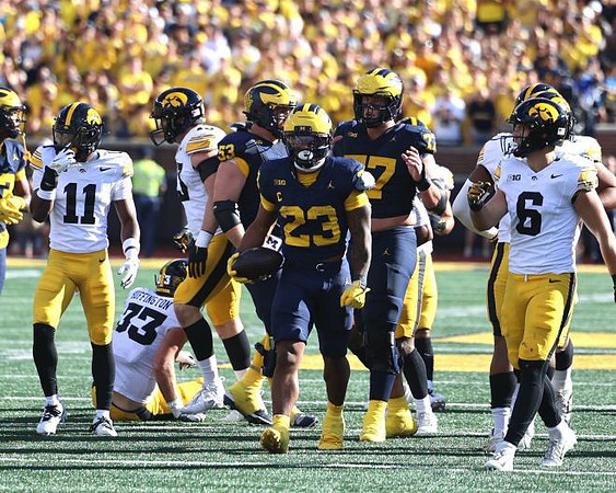 Jordan Marshall (23), Jake Guarnera (53), and Blake Frazier (77)
