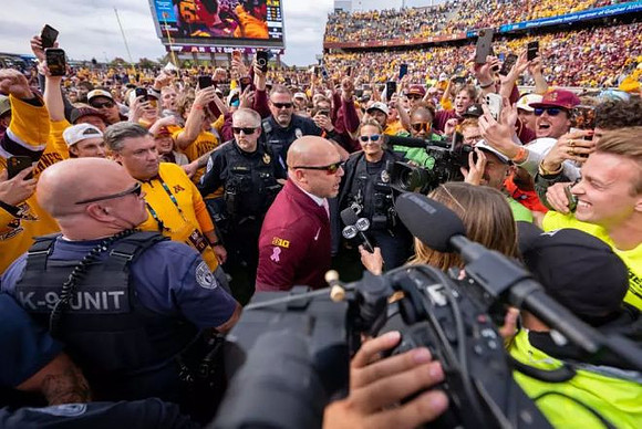 Minnesota Head Coach P. J. Fleck