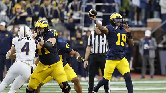 Evan Link (71), Eli Owens (44), and Bryce Underwood (19)