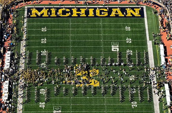 Michigan Team and Michigan Band