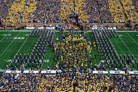 Michigan Team and Michigan Band