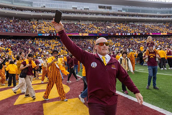 Minnesota Head Coach P. J. Fleck